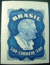 Selo postal do Brasil de 1949 Roosevelt