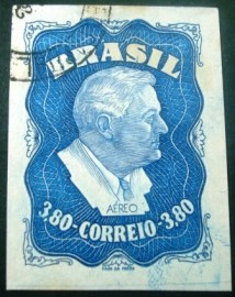 Selo postal do Brasil de 1949 Roosevelt - A 73 U