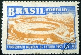 Selo postal AÉREO do Brasil de 1950 - A 75 U