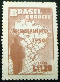 Selo postal AÉREO do Brasil de 1950 - A 77 N