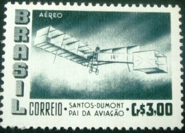 Selo postal AÉREO do Brasil de 1956 - A 80 N