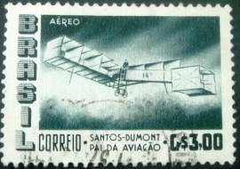 Selo postal AÉREO do Brasil de 1956 - A 80 U