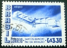 Selo postal AÉREO do Brasil de 1956 - A 81 U