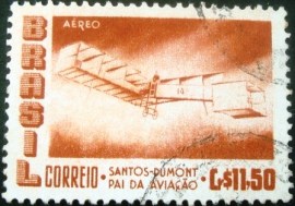 Selo postal AÉREO do Brasil de 1956 - A 84 U