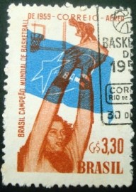 Selo postal AÉREO do Brasil de 1959 - A 87 NCC
