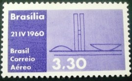 Selo postal AÉREO do Brasil de 1959 - A 93 M