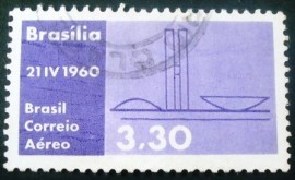 Selo postal AÉREO do Brasil de 1959 - A 93 U
