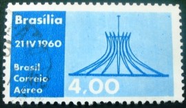 Selo postal do Brasil de 1960 Catedral - A 94 U