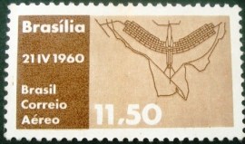 Selo postal AÉREO do Brasil de 1959 - A 96 U