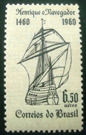 Selo postal do Brasil de 1960 Dom Henrique - A 100 N