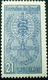 Selo postal AÉREO do Brasil de 1962 - A 104 M
