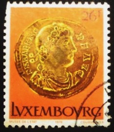 Selo postal de Luxemburgo de 1979 Roman Coins