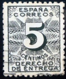 Selo postal da Espanha de 1931 Derecho de entrega