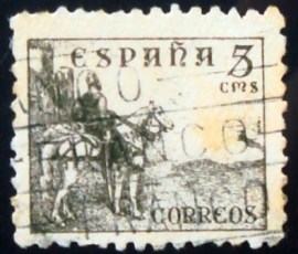 Selo postal da Espanha de 1937 El Cid