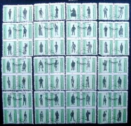 Série de selos postais do Ajman de 1972 Netherlands troops V