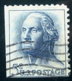 Selo postal dos Estados Unidos de 1962 George Washington