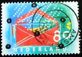Selo postal da Holanda de 1994 Mail
