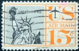 Selo postal dos Estados Unidos de 1959 Statue Of Liberty Ix