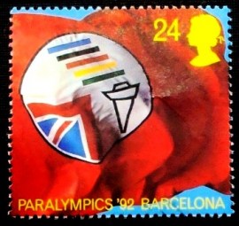 Selo postal do Reino Unido de 2002 British Paralympic Association