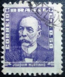 Selo postal do Brasil de 1954 Joaquim Murtinho 50