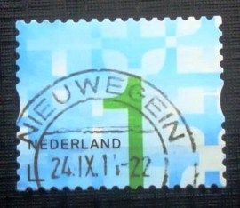 Selo postal da Holanda de 2014 Numeral 1