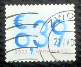 Selo postal da Holanda de 2002 Number 39