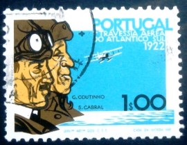 Selo postal de Portugal de 1972 G Coutinho & S. Cabral 11¾ x 12½