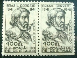 Par de selos postais COMEMORATIVOS do Brasil 1941 - C 169 M