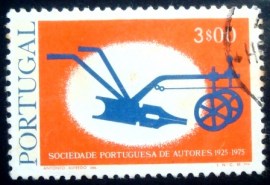 Selo postal de Portugal de 1976 Pen Nib as Plowshare - 1305 U