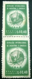 Par de selos postais COMEMORATIVOS do Brasil 1948 - C 237 M V