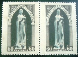 Par de selos postais COMEMORATIVOS do Brasil 1950 - C 252 N