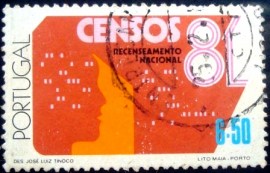 Selo postal de Portugal de 1981 Volkstelling - 1514 U