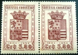 Par de selos postais COMEMORATIVOS do Brasil 1953 - C 310 M