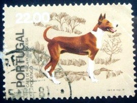 Selo postal de Portugal de 1981 Podengo - 1525 U