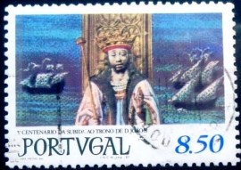 Selo postal de Portugal de 1981 Ascent to the Throne of John D II