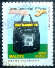 Selo postal do Brasil de 2009 Malote
