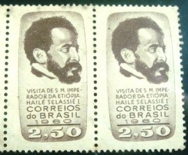 Par de selos postais COMEMORATIVOS do Brasil 1961 - C 456 U