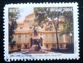 Selo postal do Brasil de 2004 Agência Histórica