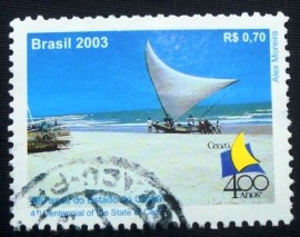 Selo postal do Brasil de 2003 Estado do Ceará