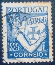 Selo postal de Portugal de 1931 Lusíadas