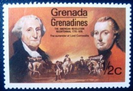 Selo postal de Grenada Grenadines de 1975 Lord Corrnwelis