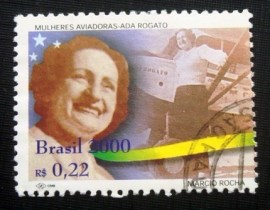 Selo postal do Brasil de 2000 Ada Rogato