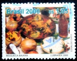 Selo postal do Brasil de 2000 Moqueca Baiana