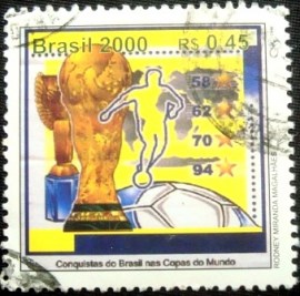 Selo postal do Brasil de 2000 Conquistas do Brasil