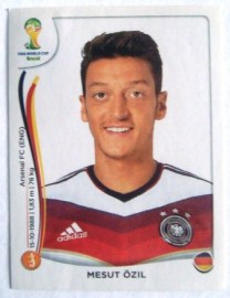 Figurinha 499 - Mesut Ozil - meio campista da Alemanha