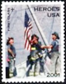 Selo postal dos Estados Unidos de 2002 Heroes of 2001