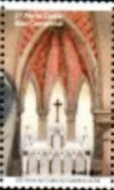 Selo postal do Brasil de 2019 Altar da Cripta