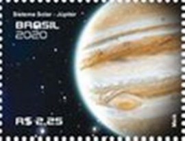 Selo postal do Brasil de 2020 Júpiter