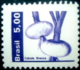 Selo postal do Brasil de 1982 Cebola Branca - 605 N