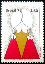 Selo postal comemorativo do Brasil de 1978 - C 1074 M